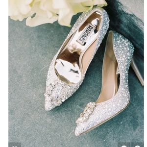 Badgley Mischka
Women's Cher II Embellished Pumps/ivory 6.5 gently used